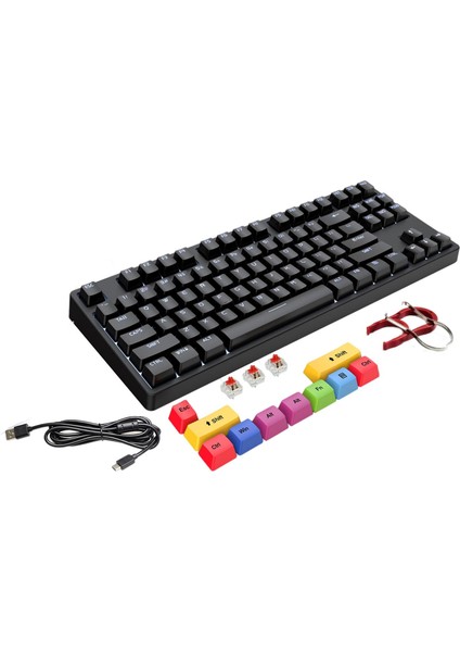 Sıcak-Aşılabilen Şaft LED Beyaz Işık Efekt Usb2.0 Siyah (Yurt Dışından)