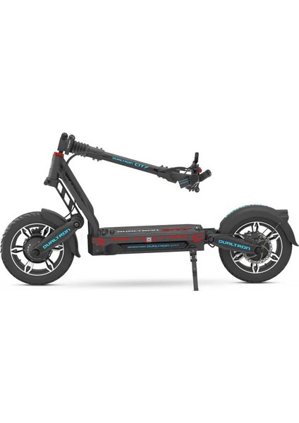 City 15" 4000 W Çift Motor 70 Km Hız (25 Km Limitli) Siyah Elektrikli Scooter