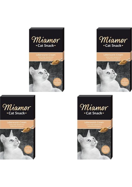 Cream Ciğerli Kedi Likit Kedi Ödülü 6X15 gr x 4 Adet fiyatları