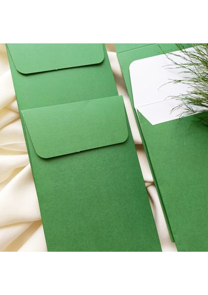Yeşil Davetiye Zarfı 11X22 Cm. fiyatları