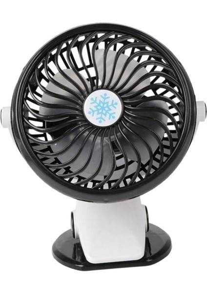 Mini Taşınabilir Sessiz USB Ücret Fan Masası USB Fan Klipli Siyah + Beyaz (Yurt Dışından) indirimleri