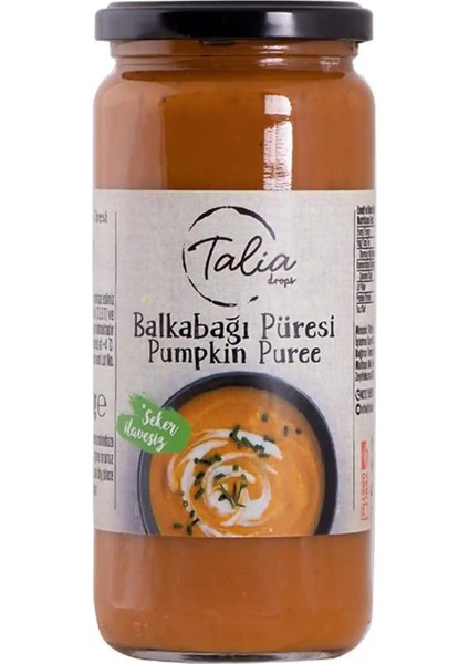 Balkabağı Püresi (Şeker Ilavesiz) 470 G