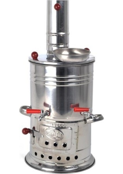 Çift Musluklu Semaver 3.5 Litre