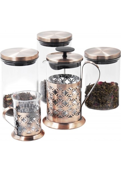 Hola 5 Parça French Press Seti