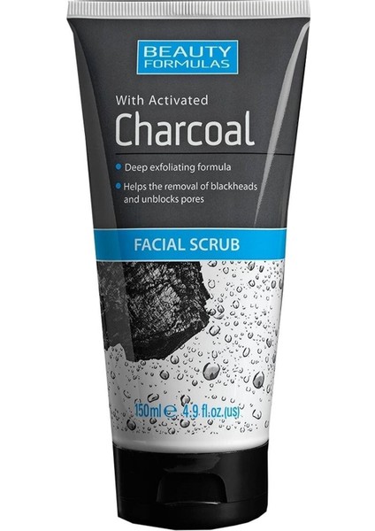 Beauty Formulas Charcoal Facial Scrub Yüz Peelingi 150 ml