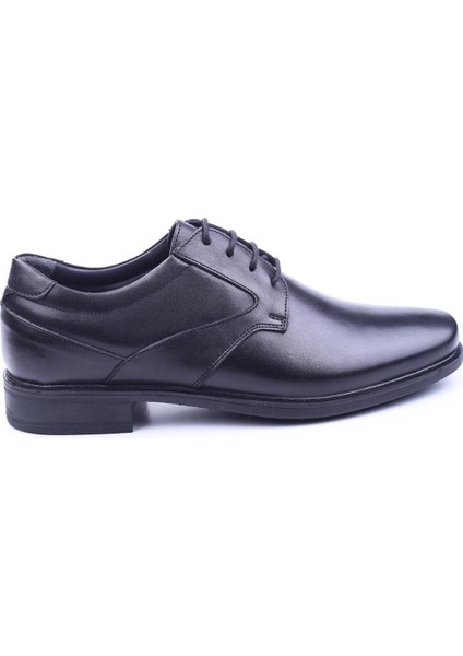 1003-3 Erkek Deri Siyah Bağcıklı Klasik Ayakkabı fırsatları