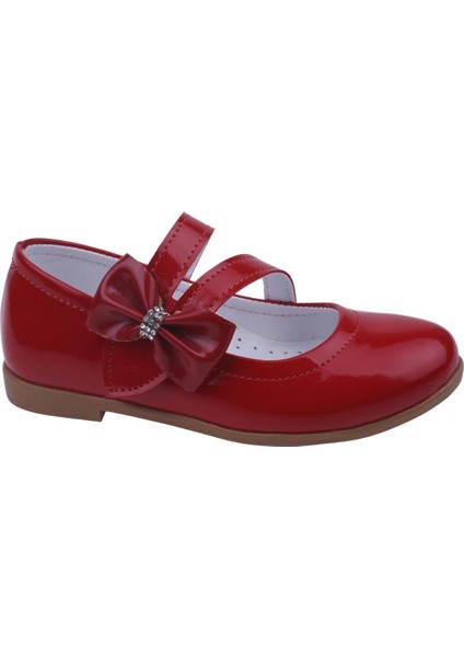 Ortaç 2082 Kız Çocuk Balerin Fiyonk Cırtlı Rugan Babet Ayakkabı fiyatları