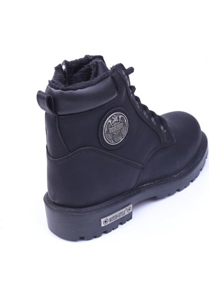 528 Termal Kürklü Kışlık Erkek Motorcu Bot modelleri