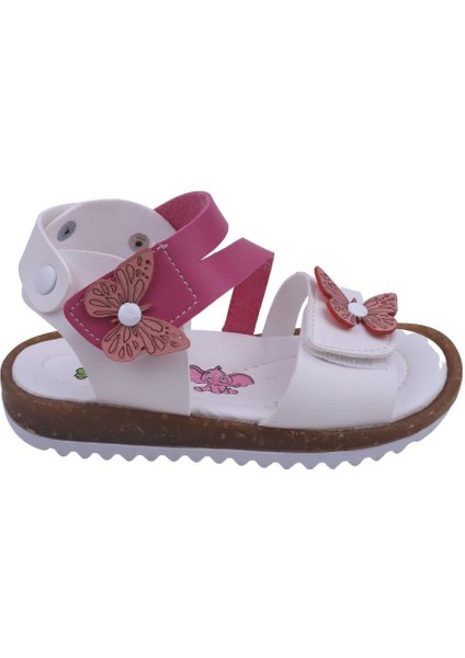 2095 Kız Bebek Ortopedik Sandalet Ayakkabı
