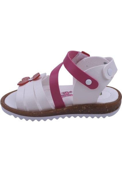 2095 Kız Bebek Ortopedik Sandalet Ayakkabı