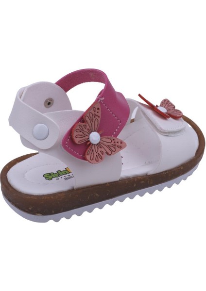 2095 Kız Bebek Ortopedik Sandalet Ayakkabı