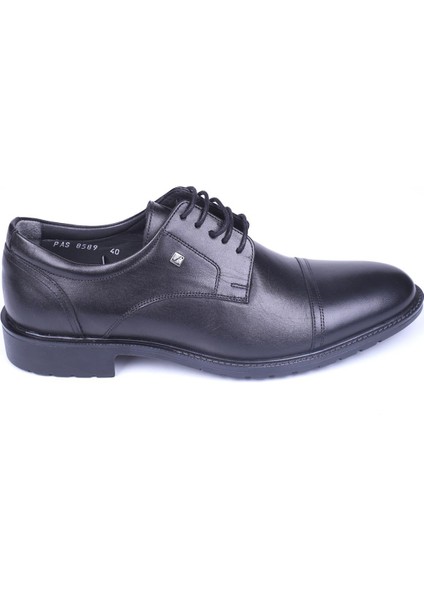 8589 Erkek Deri Klasik Kauçuk Ayakkabı