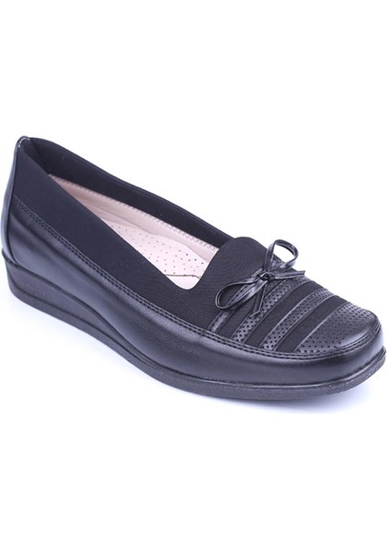 311 Büyük Numara Kadın Fiyonklu Ortopedik Anne Ayakkabısı