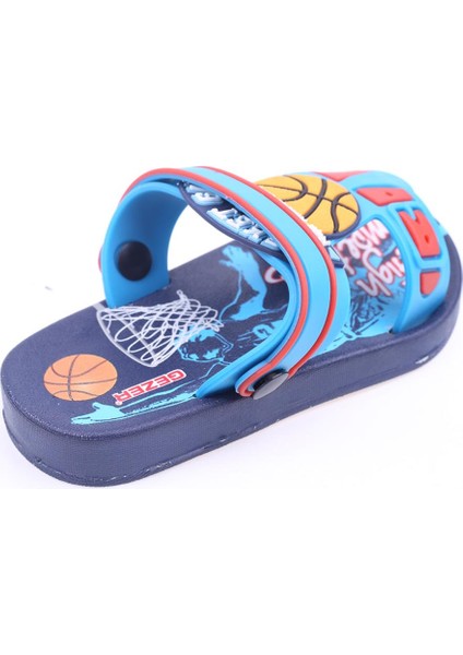 11534 Erkek Çocuk Kaydırmaz Plaj Havuz Banyo Günlük Terlik & Sandalet fırsatları
