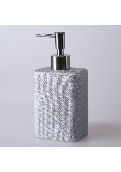 Linen Sıvı Sabunluk Gümüş