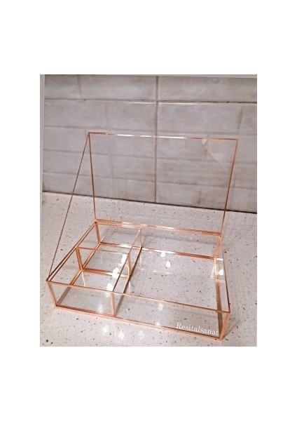 Bölmeli Cam Kutu 30 x 20 x 7 cm fiyatları