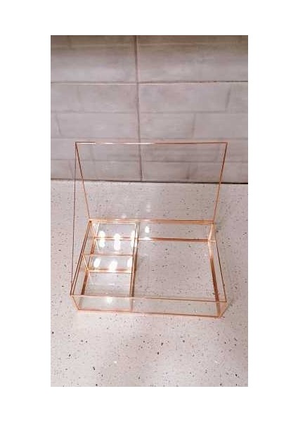 Bölmeli Cam Kutu 30 x 20 x 7 cm fırsatları