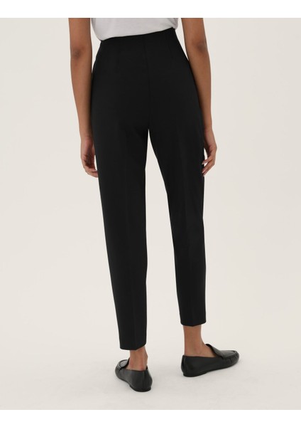 Yüksek Bel Tapered Fit Pantolon