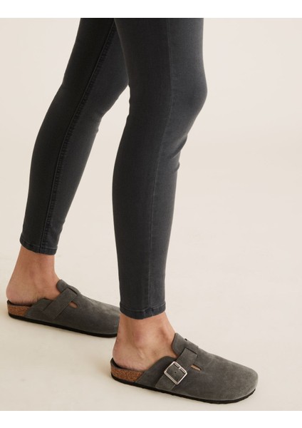 Yüksek Belli Jegging Jean Pantolon