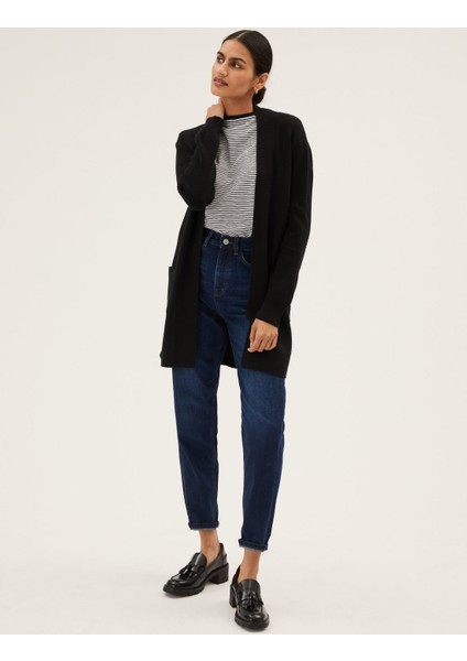 Relaxed Fit Yumuşak Dokulu Hırka