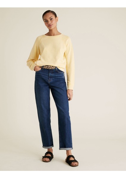 Relaxed Fit Boyfriend Jean Pantolon