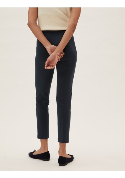 Slim Fit Ankle Grazer Pantolon fırsatları