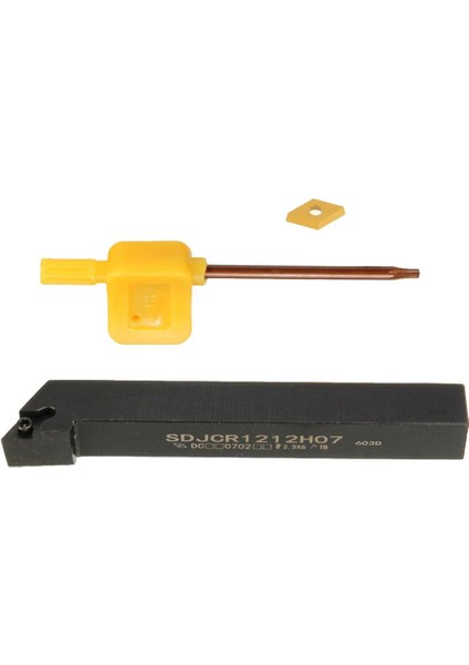 3 Pcs Cnc Metal Torna Turnama Araçları Barlama Bar + Karbür Ekler + Anahtar Kiti (Yurt Dışından)