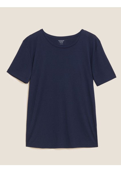 Marks & Spencer Relaxed Fit Kısa Kollu T-Shirt