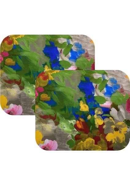 Knsz oturma minderi 2 li zengin&mağrur&uslu çiçek desen tel bar sandalyesi için