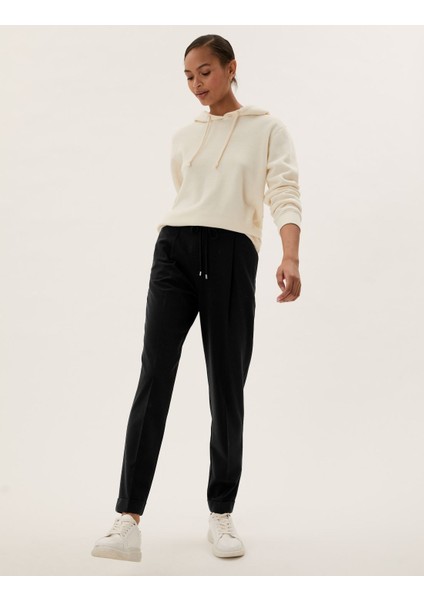 Tapered Fit Kemer Detaylı Pantolon indirimleri