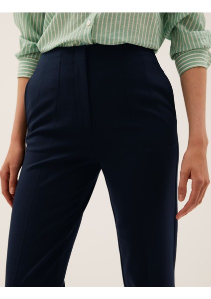Yüksek Bel Tapered Fit Pantolon