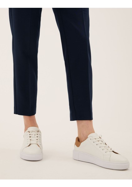 Yüksek Bel Tapered Fit Pantolon