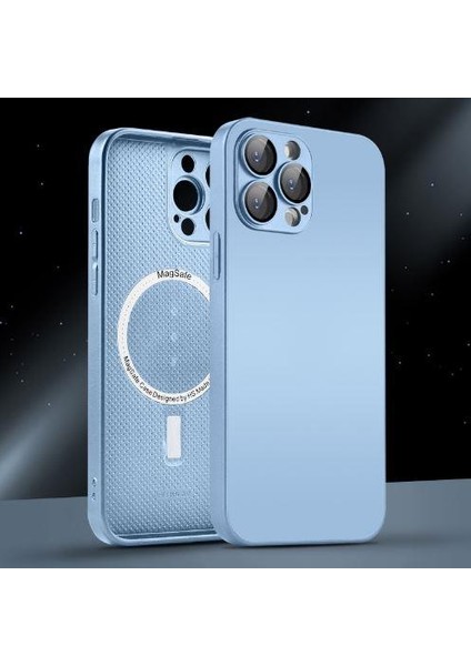 Apple Iphone 11 Pro Max Uyumlu Magsafe Ag Glass Buzlu Cep Telefopnu Kılıfı