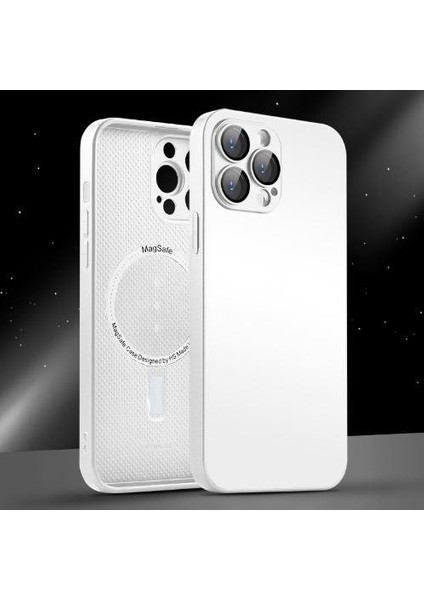 Apple Iphone 11 Pro Max Uyumlu Magsafe Ag Glass Buzlu Cep Telefopnu Kılıfı