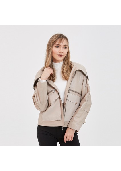 Kadın Derı Deri Mont Deri Mont 571 Z11 Bn Derımont SK22/23