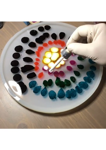 Alkol Bazlı Mürekkep Boya 15 cc - Pembe Ebru Pigment indirimleri