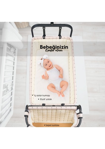 bebelow Safir Anne Yanı Sallanır Hamak Beşik fırsatları