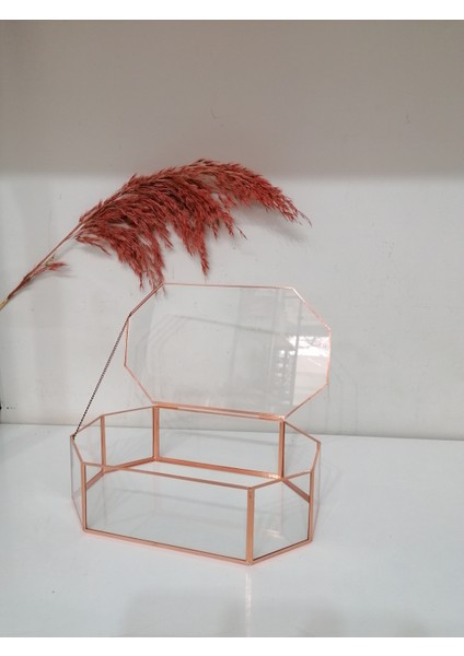 Geometrik Cam Kutu 30 x 20 x 10 cm fırsatları
