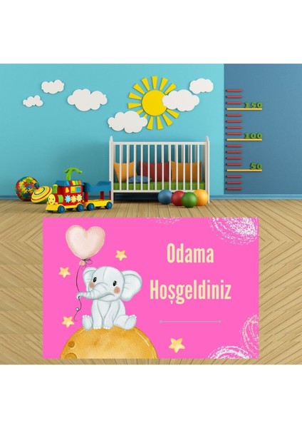 Diji Baby Bebek Odaları ve Activiteleri Için Dekoratif Paspas Kişiye Özel P-1930