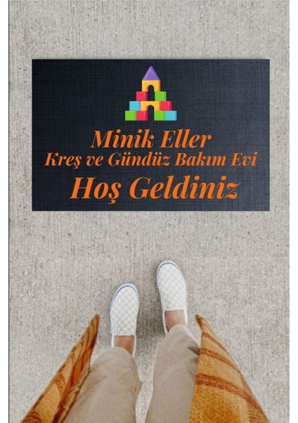 Kişiye Özel Kapı Önü Paspası Dijital Baskı Dekoratif 6