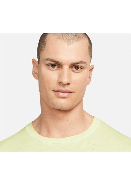 Yoga Dri-Fıt Erkek Yeşil Spor T-Shirt Bol Kesim DM6583-736 modelleri