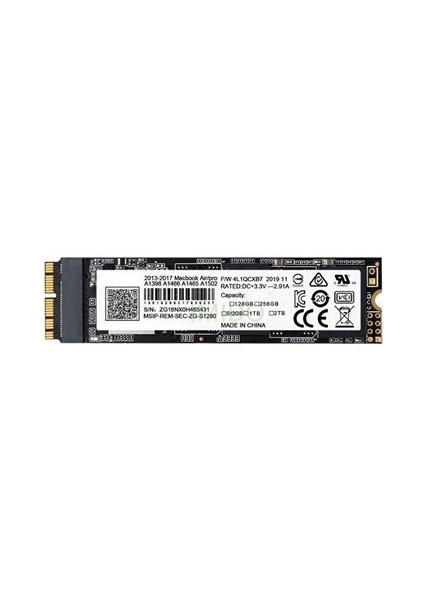 MACBOOK Air SSD A1465 256 GB Çevirici+Catalina USB Bellek+Tornavida 2013-2015 Yıl Uyumlu