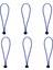 6parça 15CM Güçlü Dayanıklı Top Bungee Kordon Muşamba Kanopi Bağları Elastik Kayışlar Mavi (Yurt Dışından) 1