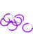 6x Circle Yuvarlak Karabiner Kampı Bahar Snap Clip Hook Anahtar Kampı Kampı (Yurt Dışından) 1