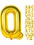 Folyo Harf Balon Gold 16 Inç 36 cm 1