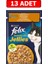 Felix Tavuklu Havuçlu Yaş Kedi Maması 85GR 13 Adet Pouch Kedi Konserve Kedi Islak Maması 1