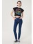 Scarlett High Skinny Fit Denim Esnek Jean Kot Pantolon 2