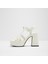 Jenı Sandalet Yüksek Topuklu Sandalet - Beyaz 3