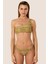 40737 Gold Simli Tek Omuz Bikini Takımı 1