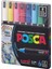 Uni Posca Pc-1mr 0.7 Su Bazlı Poster Markörü Anarenk 8'li Pc-1mr/8c 1